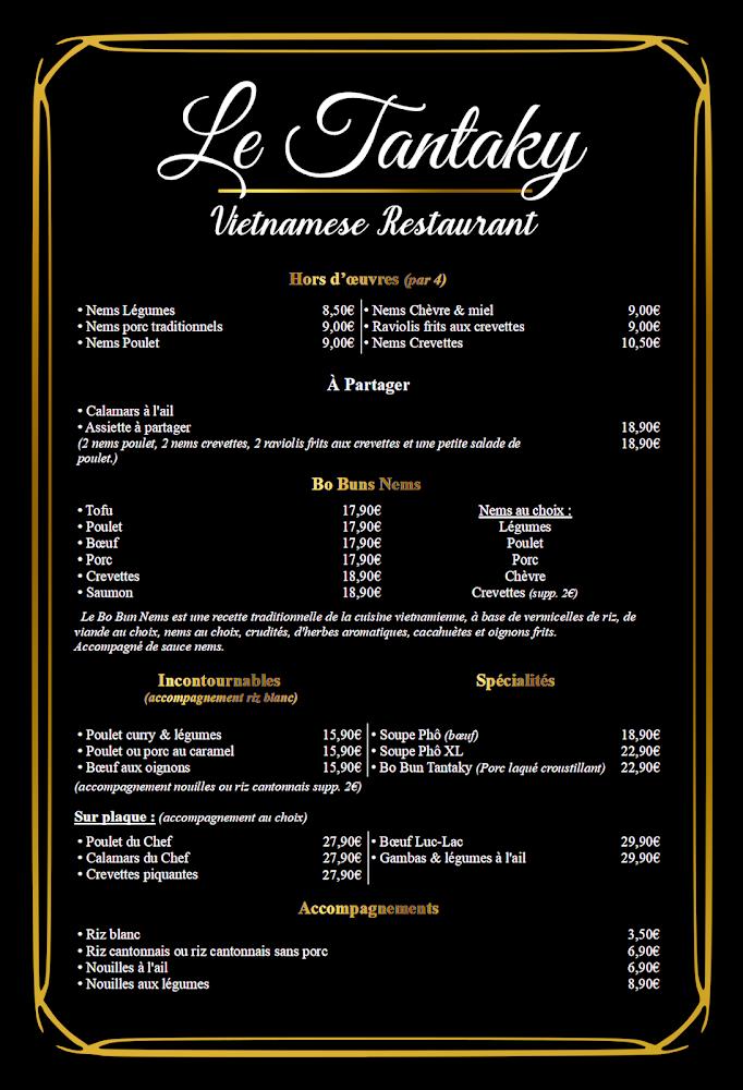 TANTAKY - Menu Image 1